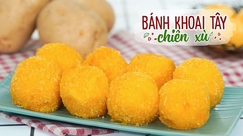 bánh khoai tây chiên xù